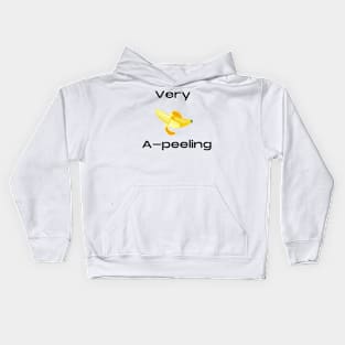 Banana Peeling pun Kids Hoodie